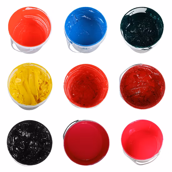 Venda por atacado barata de tinta pigmentada de silicone líquido para serigrafia têxtil